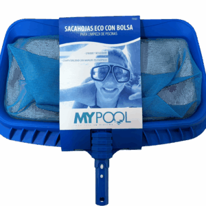 RECOGEHOJAS DE FONDO AZUL CON BOLSA - MYPOOL