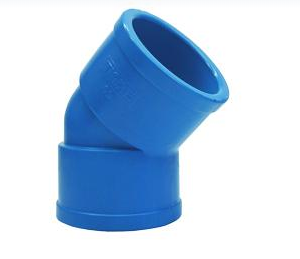 CODO 45 SOLDABLE AZUL 25MM